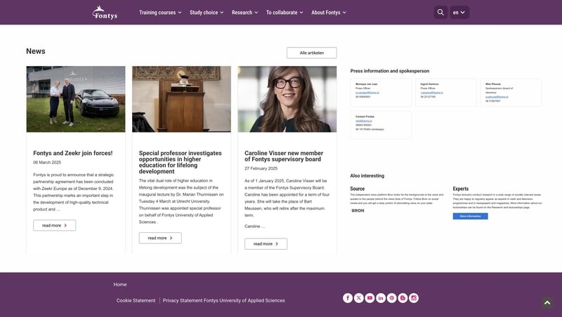 Fontys Newsroom