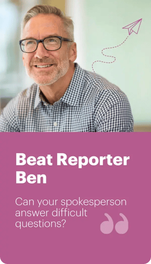 Types of journalists - Beat Reporter Ben